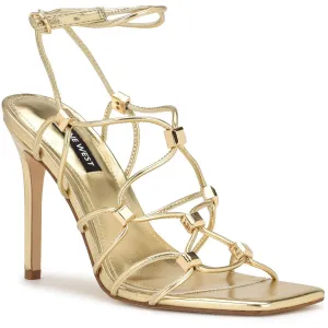 TENOR3 Womens Laceless Man Made Strappy Sandals