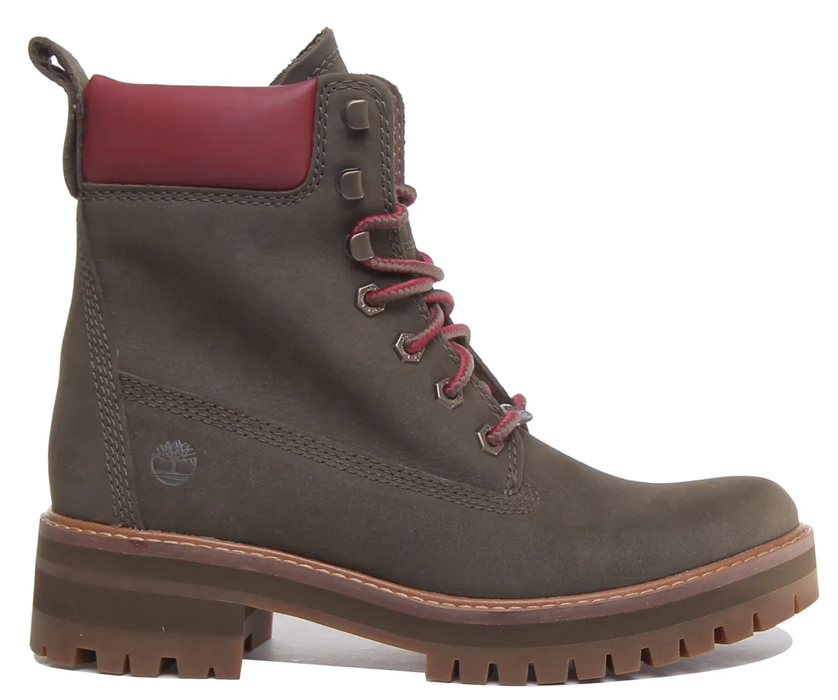 Timberland A2Dtd Courmayeur Valley Boots In Olive For Women
