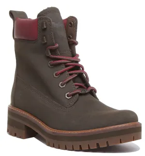 Timberland A2Dtd Courmayeur Valley Boots In Olive For Women