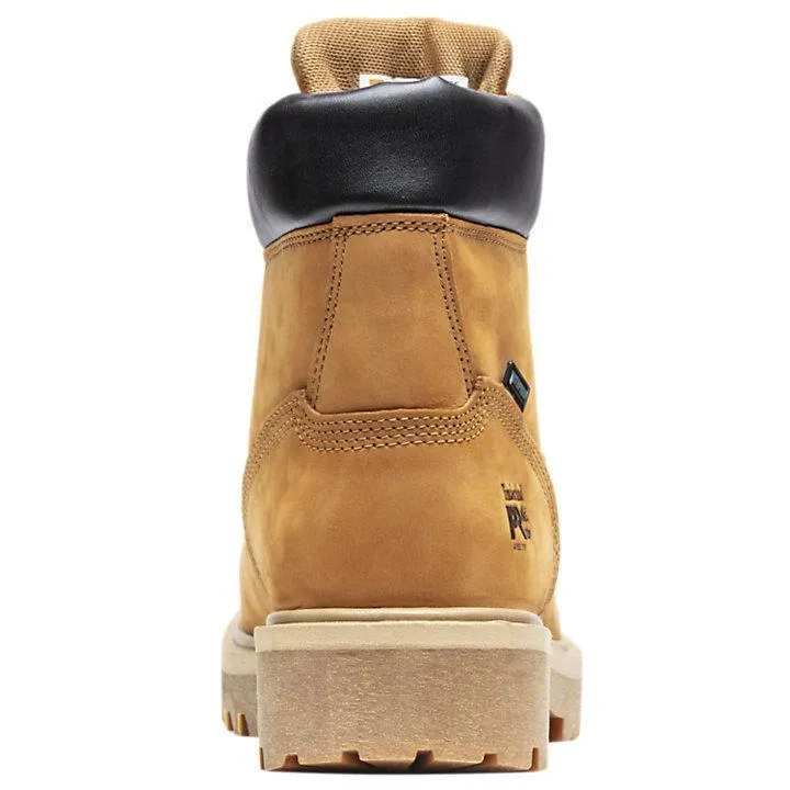 Timberland Men's 65016 PRO Direct Attach 6"  Wheat Steel Toe Waterproof