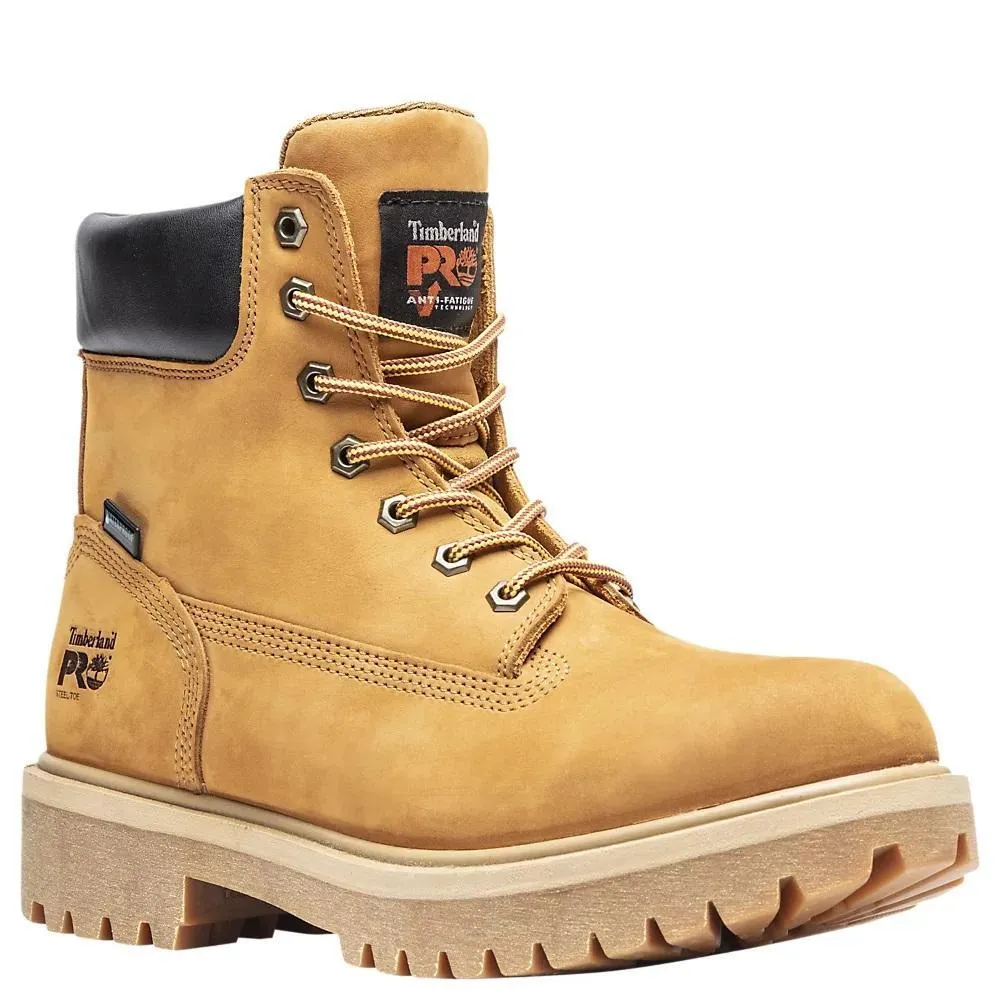 Timberland Men's 65016 PRO Direct Attach 6"  Wheat Steel Toe Waterproof