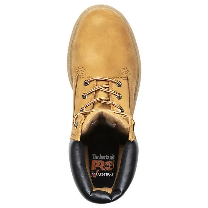 Timberland Men's 65016 PRO Direct Attach 6"  Wheat Steel Toe Waterproof