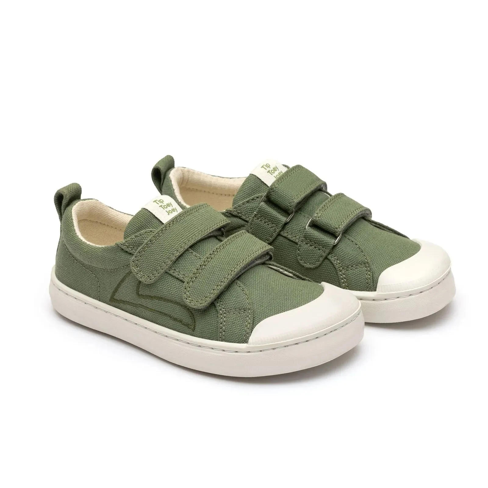 Tip Toey Joey Boy's and Girl's Ramp Green Sneakers - Lona Verde Pistache