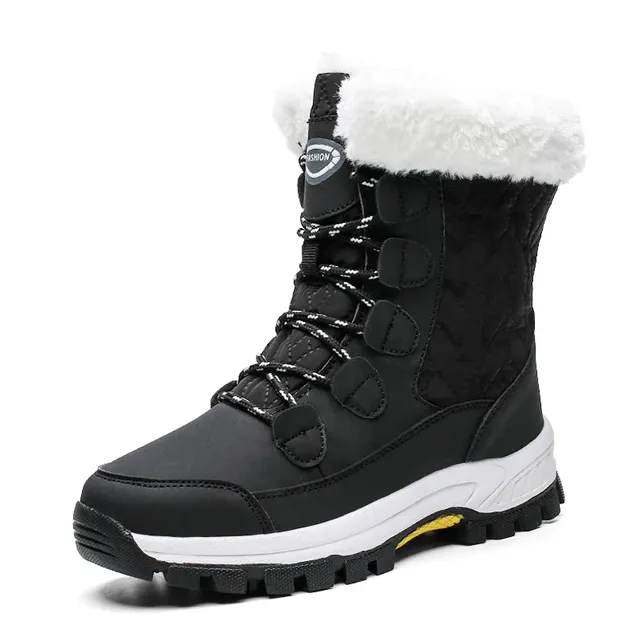 Toa Womens Boots Black Ankle Height Shoes