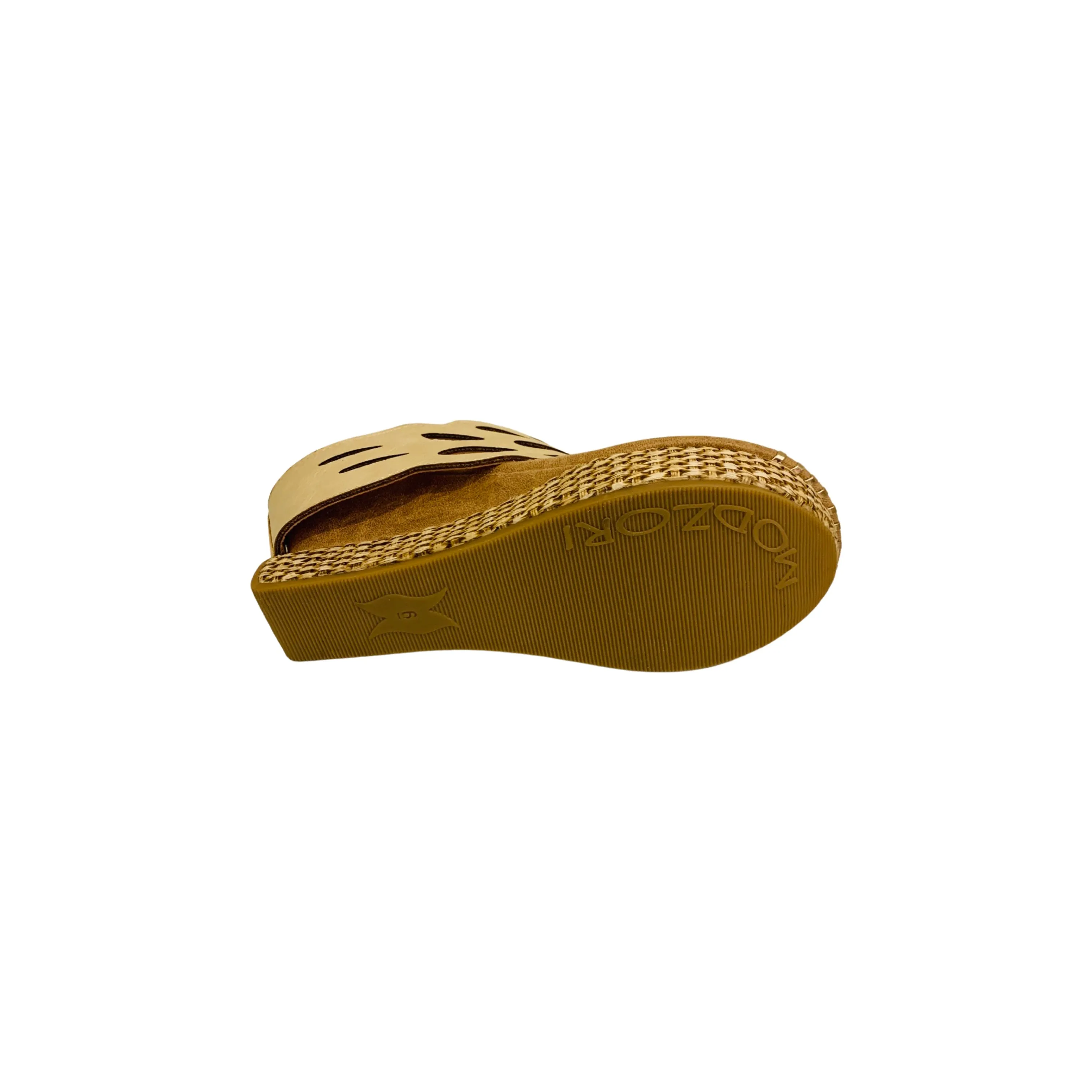 Troya Peach/Cream Reversible Sandal