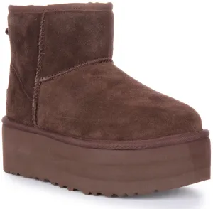 Ugg Australia Classic Mini Platform In Brown