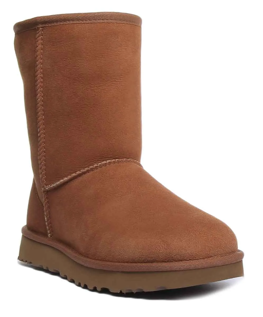Ugg Australia Classic Short 2 In Chestnut