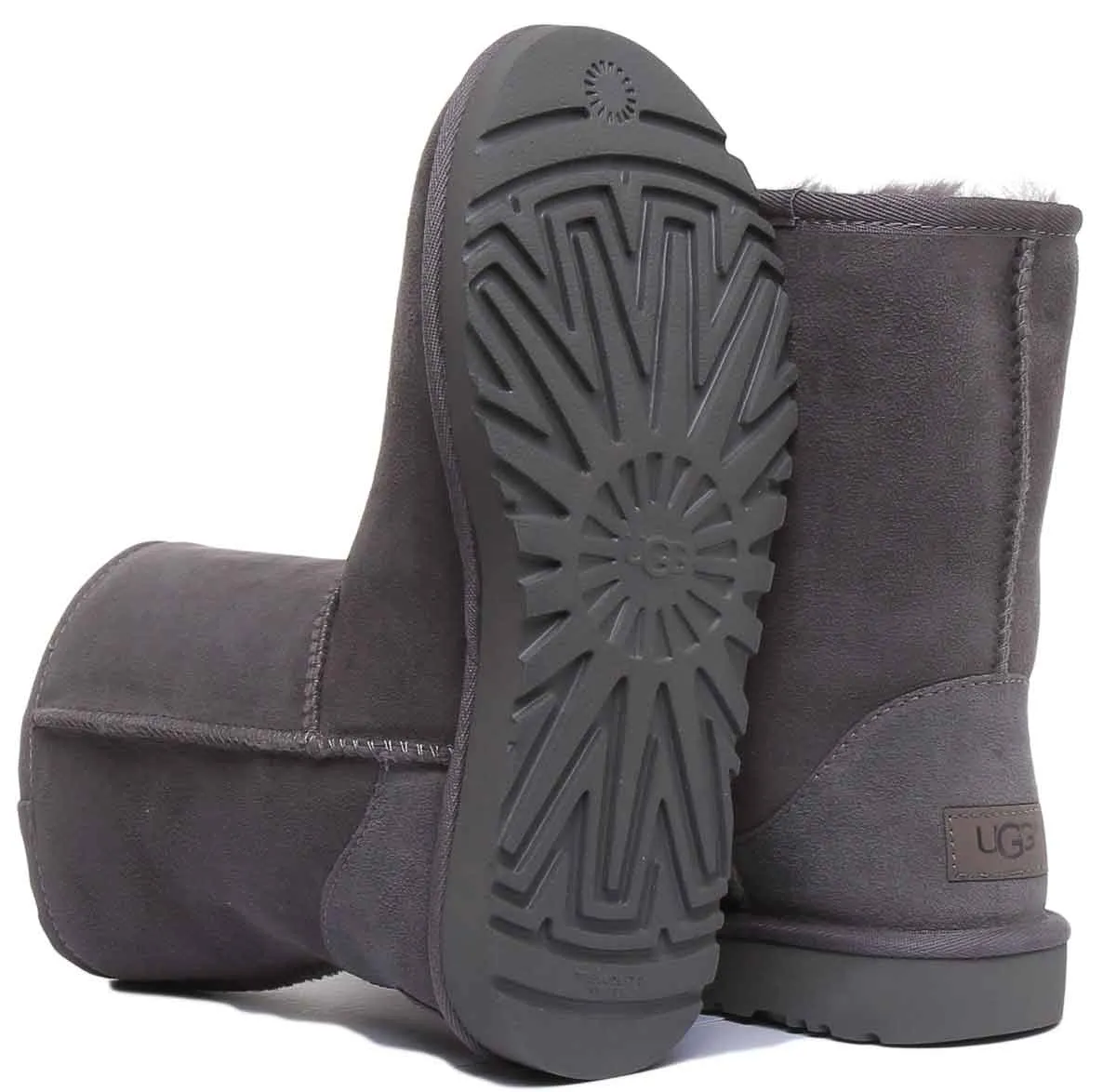 Ugg Australia Classic Short 2 In Grey
