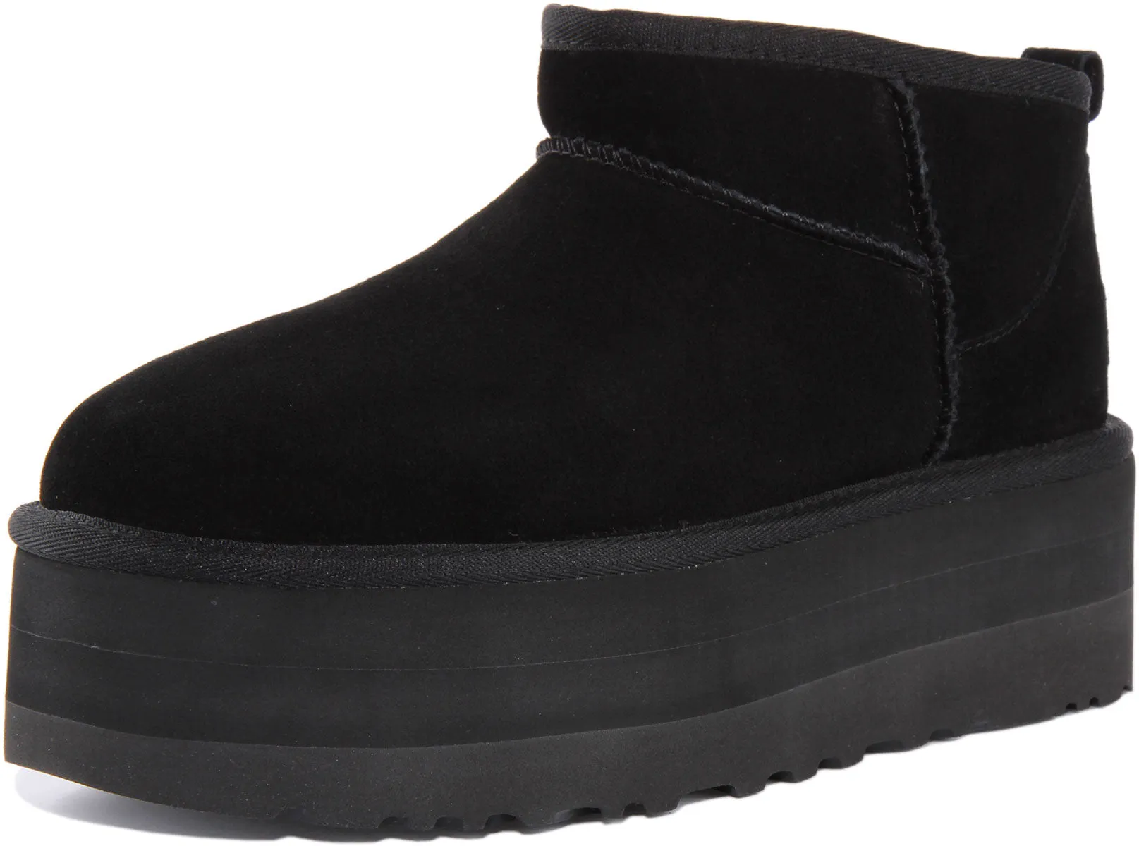 Ugg Australia Classic Ultra Mini Platform In Black For Women