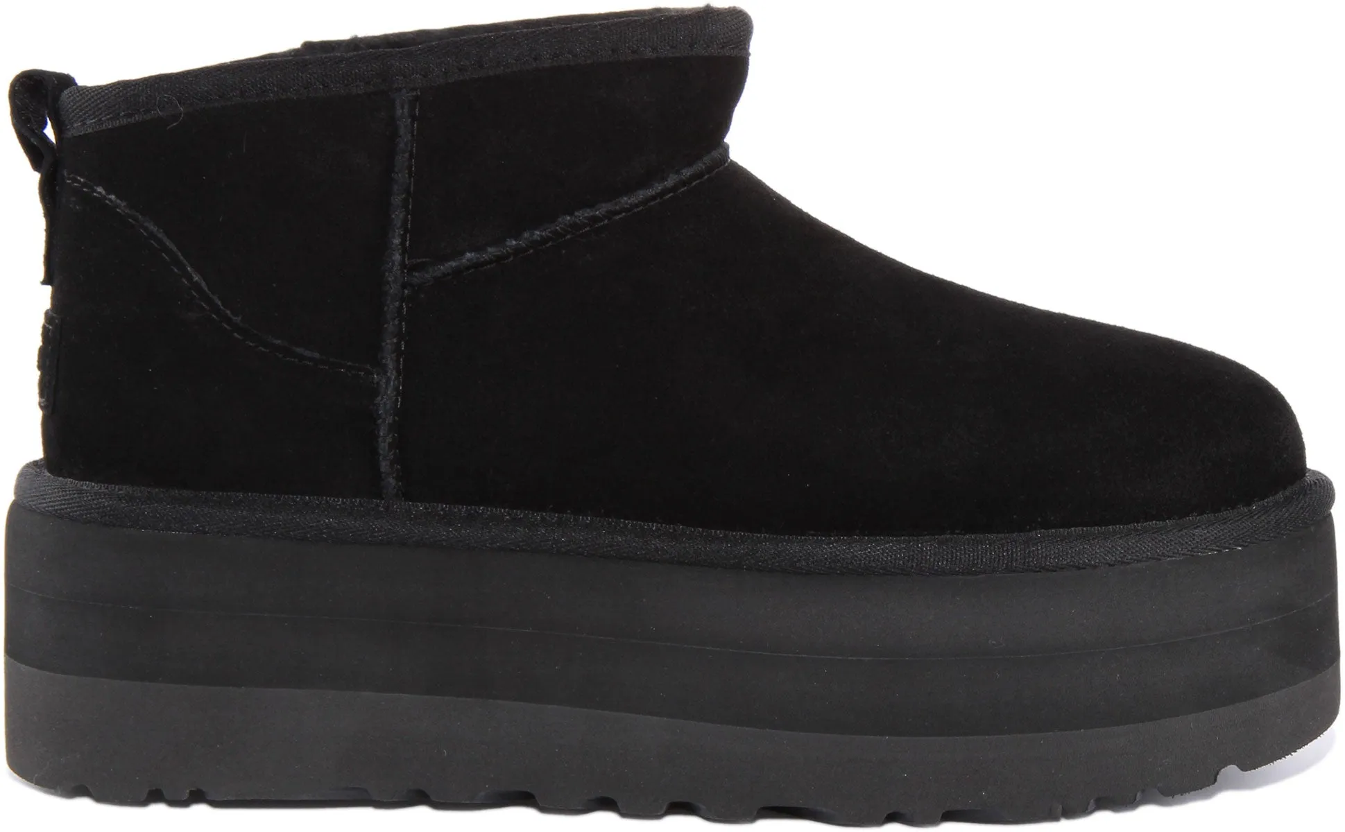 Ugg Australia Classic Ultra Mini Platform In Black For Women