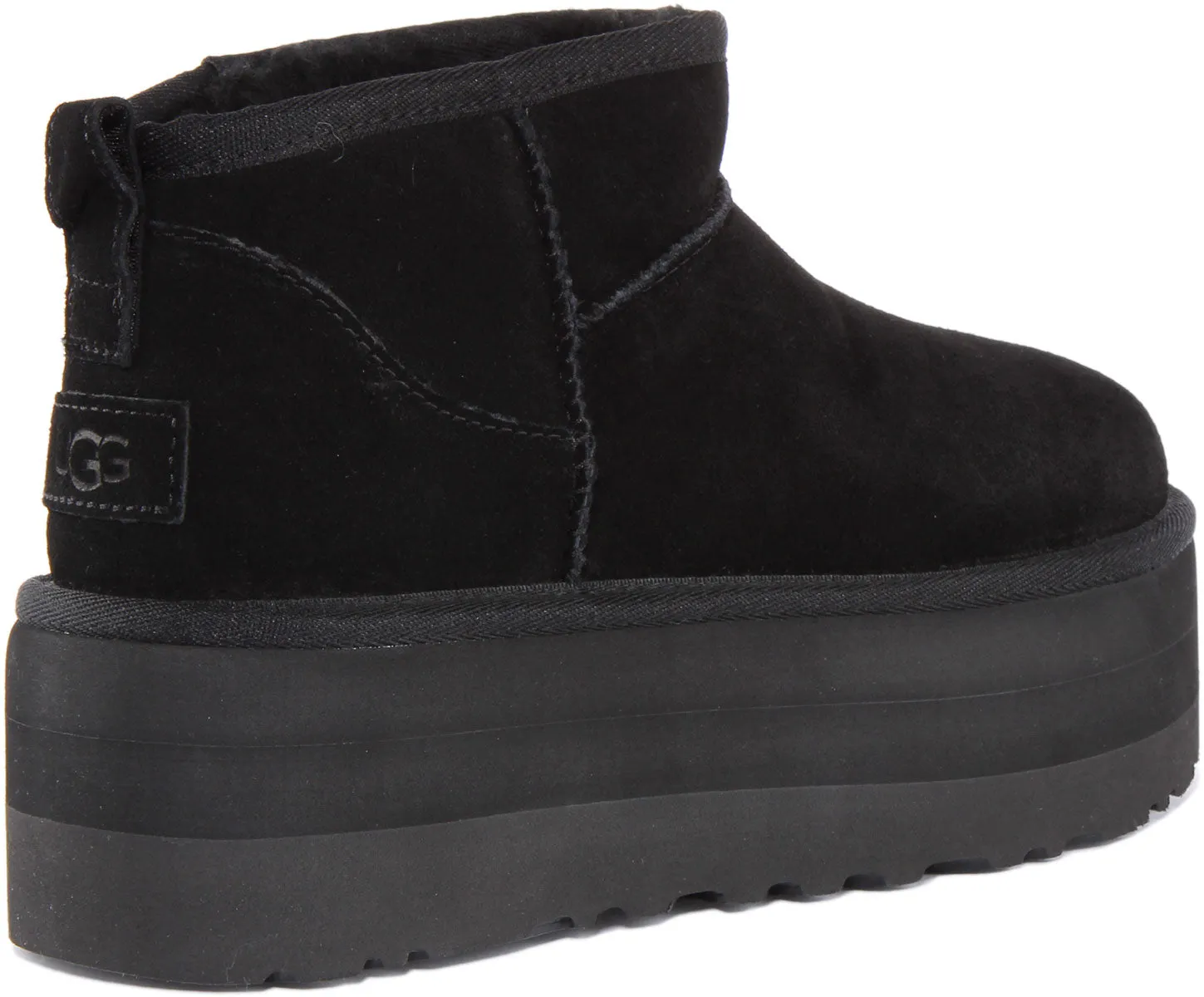 Ugg Australia Classic Ultra Mini Platform In Black For Women
