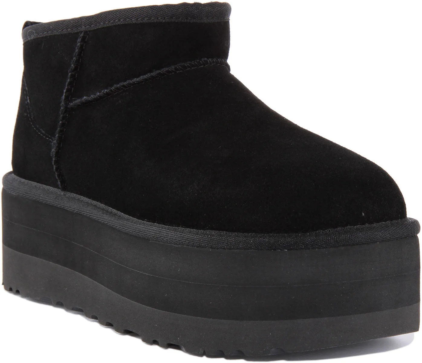 Ugg Australia Classic Ultra Mini Platform In Black For Women