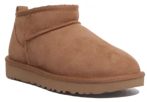 Ugg Australia Ultra Mini In Chestnut
