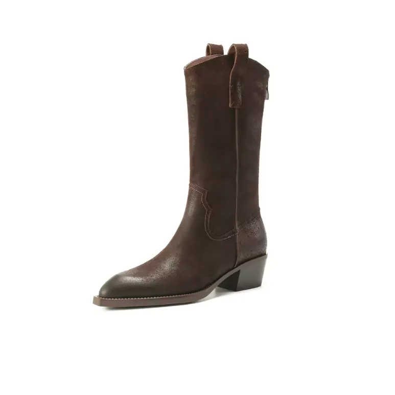 USS Shoes Aila Women's Leather Western Boots