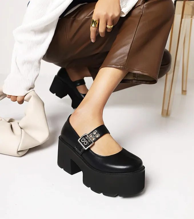 USS Shoes Aleja Women's Round Toe Platform Shoes