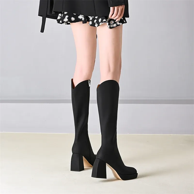 USS Shoes Alison Women's Knee High Western Boots