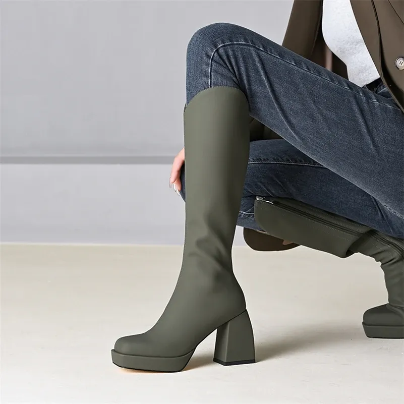 USS Shoes Alison Women's Knee High Western Boots