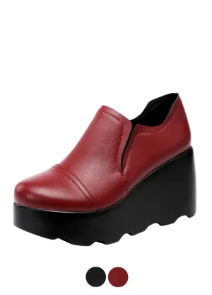 USS Shoes Ana Women's Leather Platform Shoes