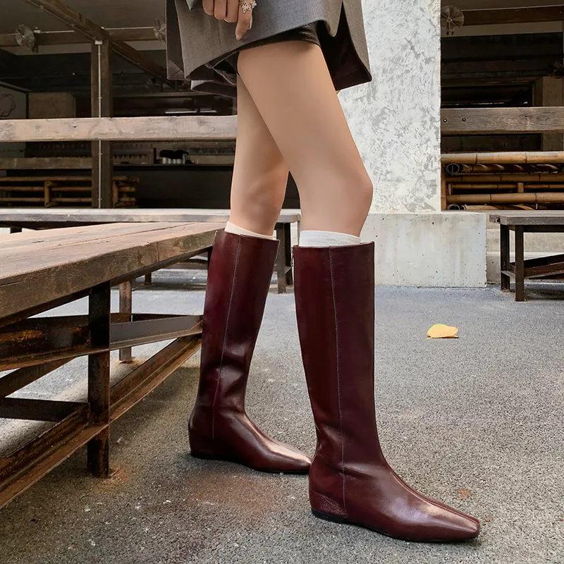 USS Shoes Camila Women's Leather Long  Boots