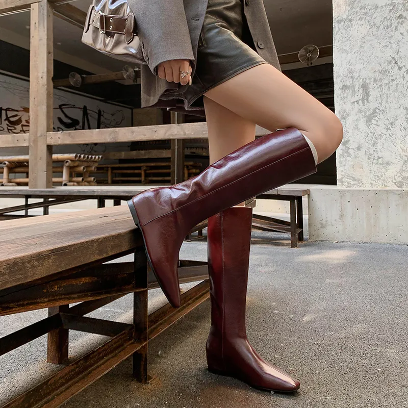USS Shoes Camila Women's Leather Long  Boots