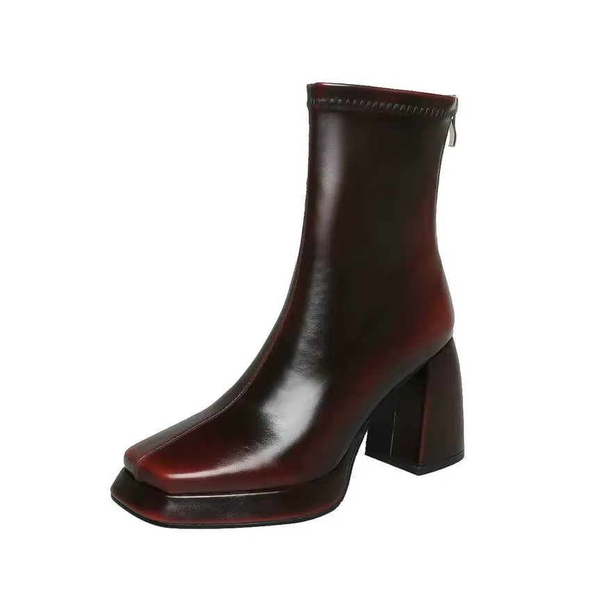 USS Shoes Lola Women's Mid-Calf Stretch Boots