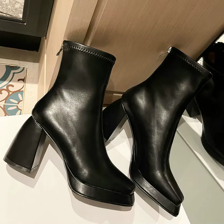USS Shoes Lola Women's Mid-Calf Stretch Boots