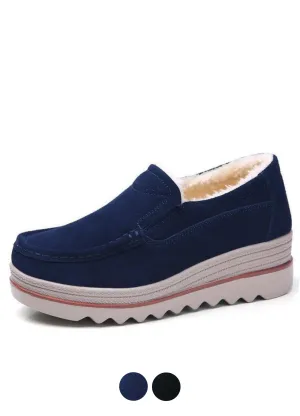 USS Shoes M10 Plush Women's Platform Shoes