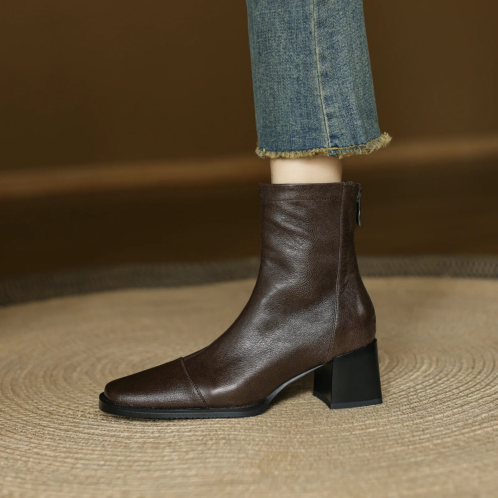 USS Shoes Maibe Women's Round Toe Ankle Boots