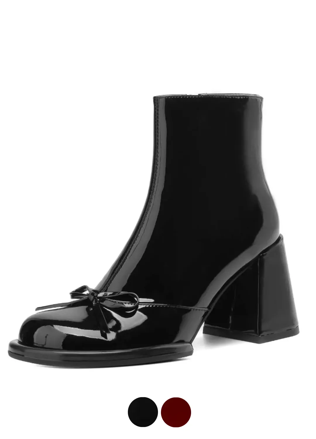 USS Shoes Marcella Women's Fashion Warm Square Heel Ankle Boots