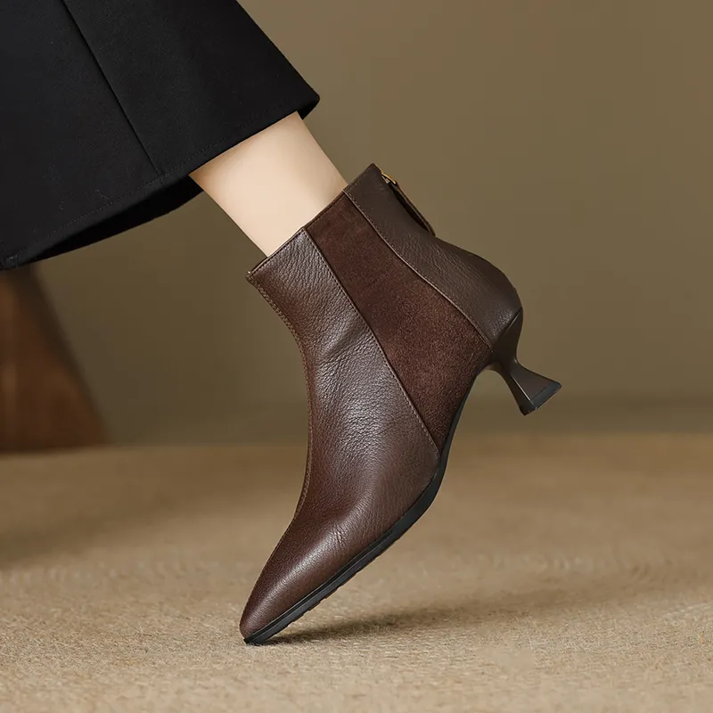 USS Shoes Milei Women's Classics Leather Ankle Boots