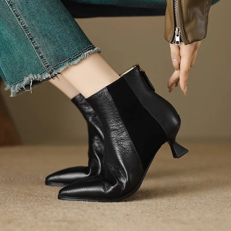 USS Shoes Milei Women's Classics Leather Ankle Boots