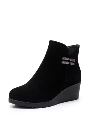 USS Shoes Oliver Women's Wedges Platform Ankle Boots
