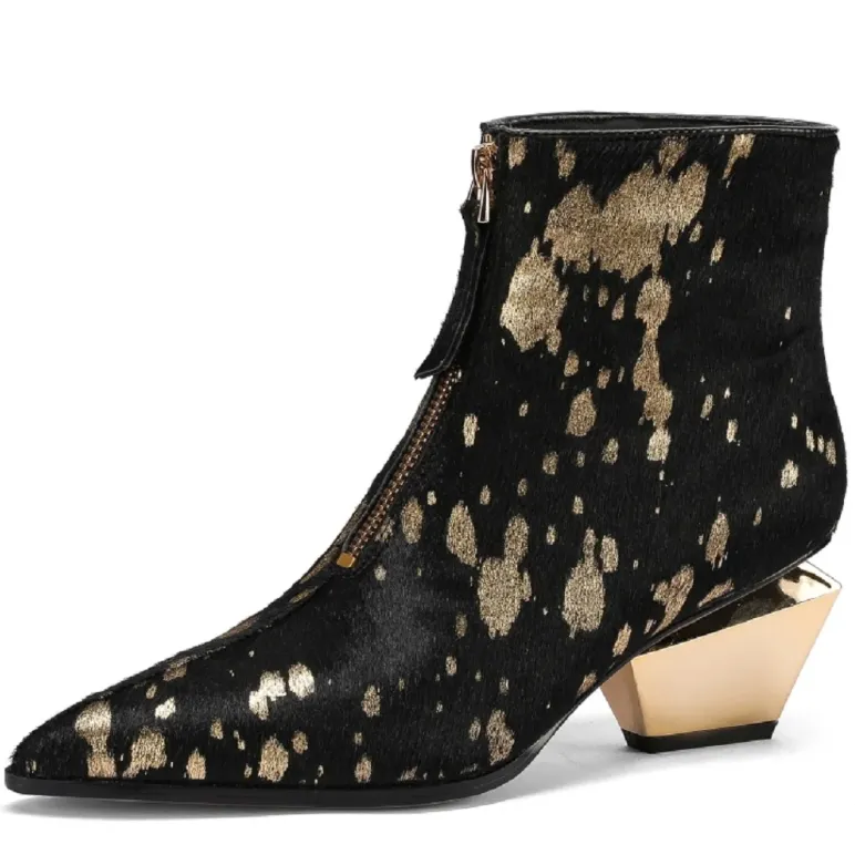 USS Shoes Orla Women's Cowboy Dress Ankle Boots