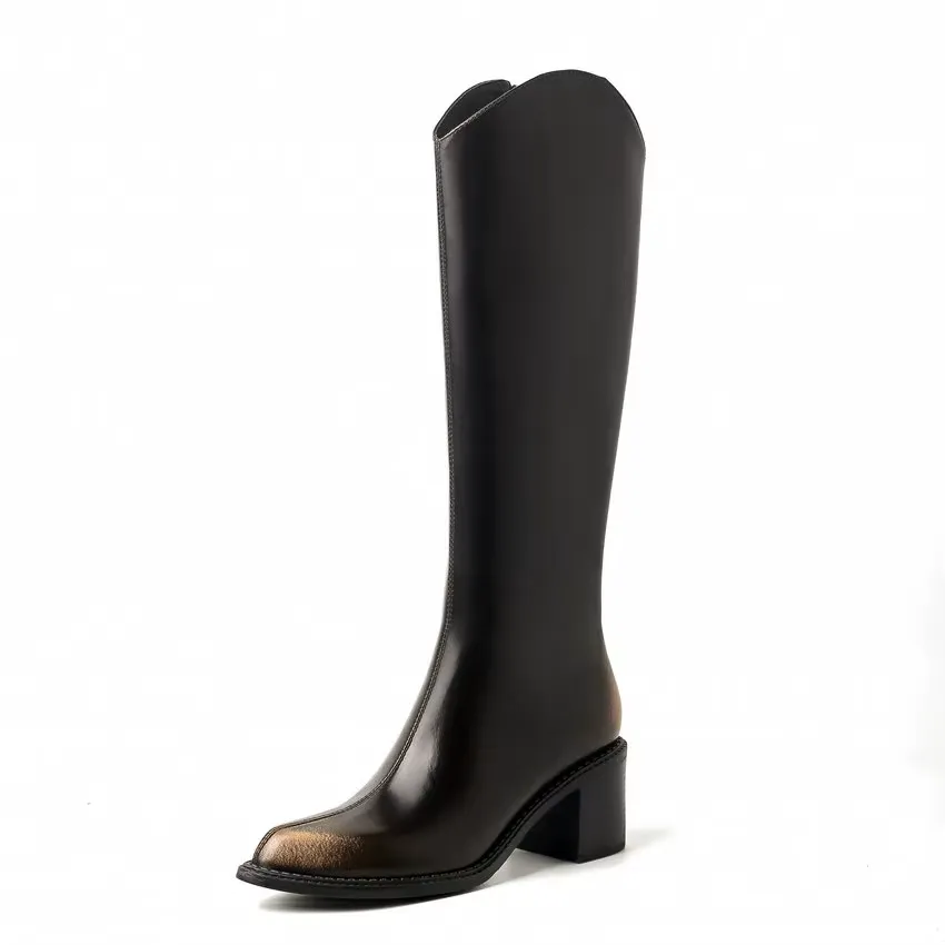 USS Shoes Raima Women's Knee-High Square Heel Boots