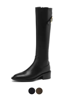 USS Shoes Ramona Women's Square Heel Knee High Boots