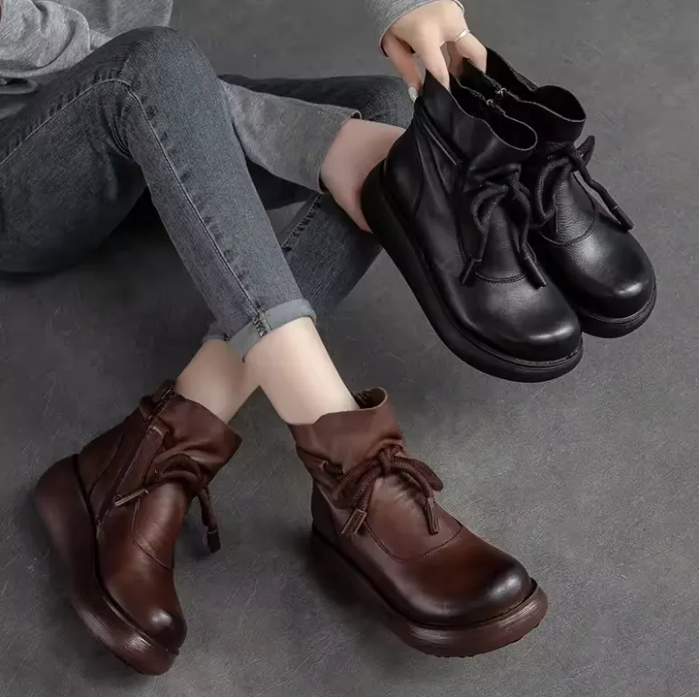 USS Shoes Raquela Women's Platform Ankle Boots