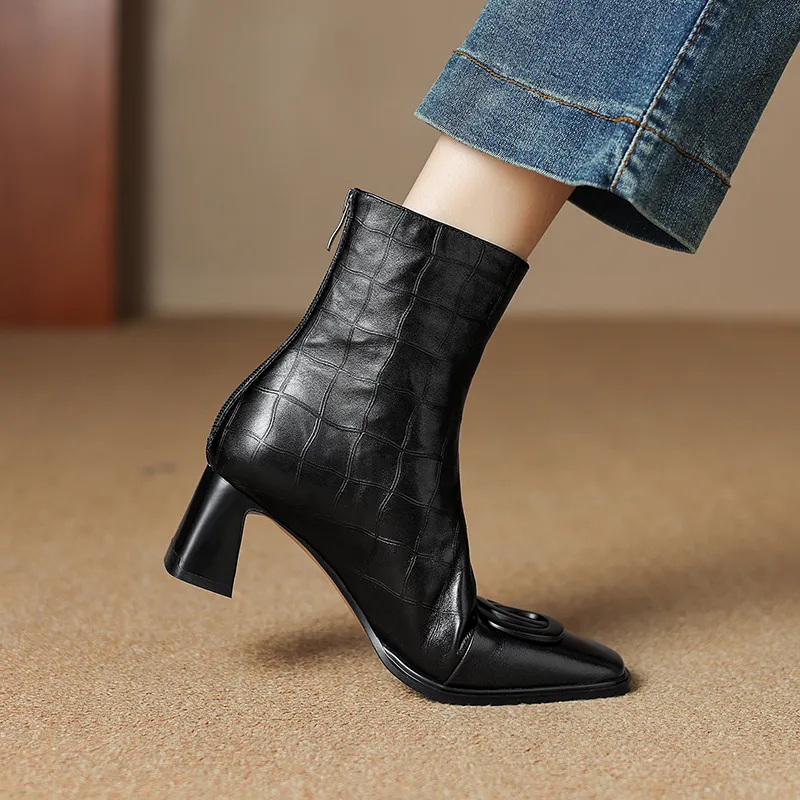 USS Shoes Violet Women's Genuine Leather Boots
