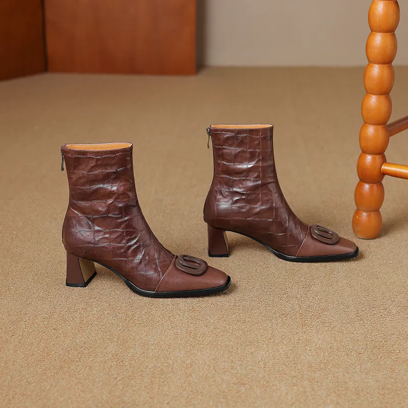 USS Shoes Violet Women's Genuine Leather Boots