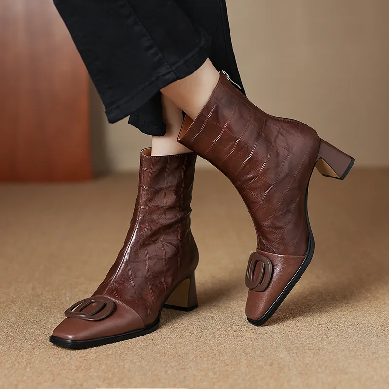 USS Shoes Violet Women's Genuine Leather Boots