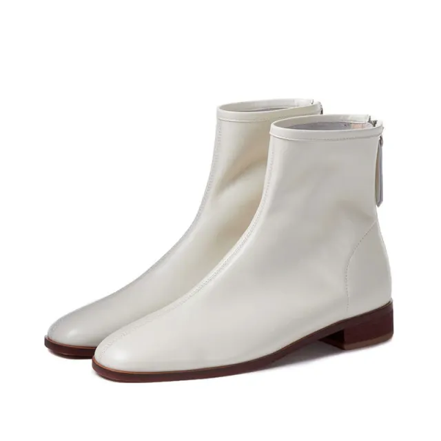 USS Shoes Yatra Women's Leather With Zipper Boots