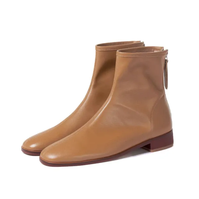 USS Shoes Yatra Women's Leather With Zipper Boots