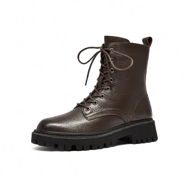 USS Shoes Yezyca Women's Lace Up Boots