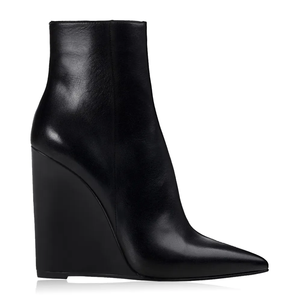 WANDA BLACK LEATHER