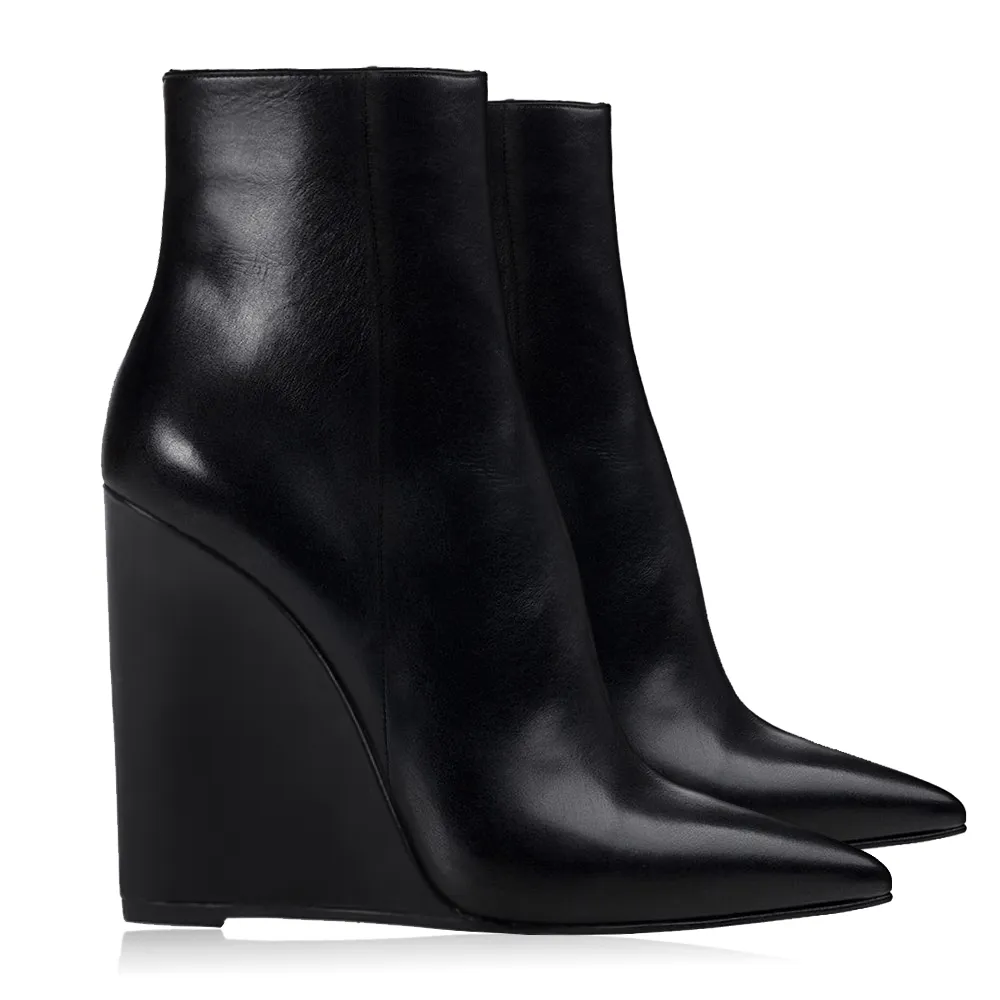 WANDA BLACK LEATHER