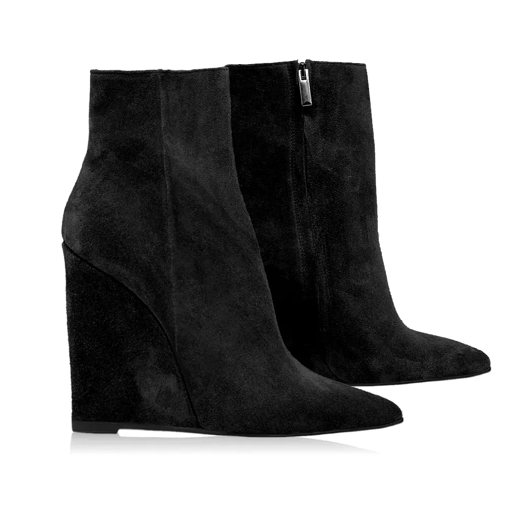 WANDA BLACK SUEDE