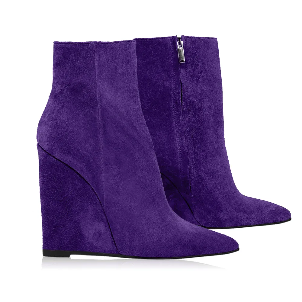 WANDA PURPLE SUEDE