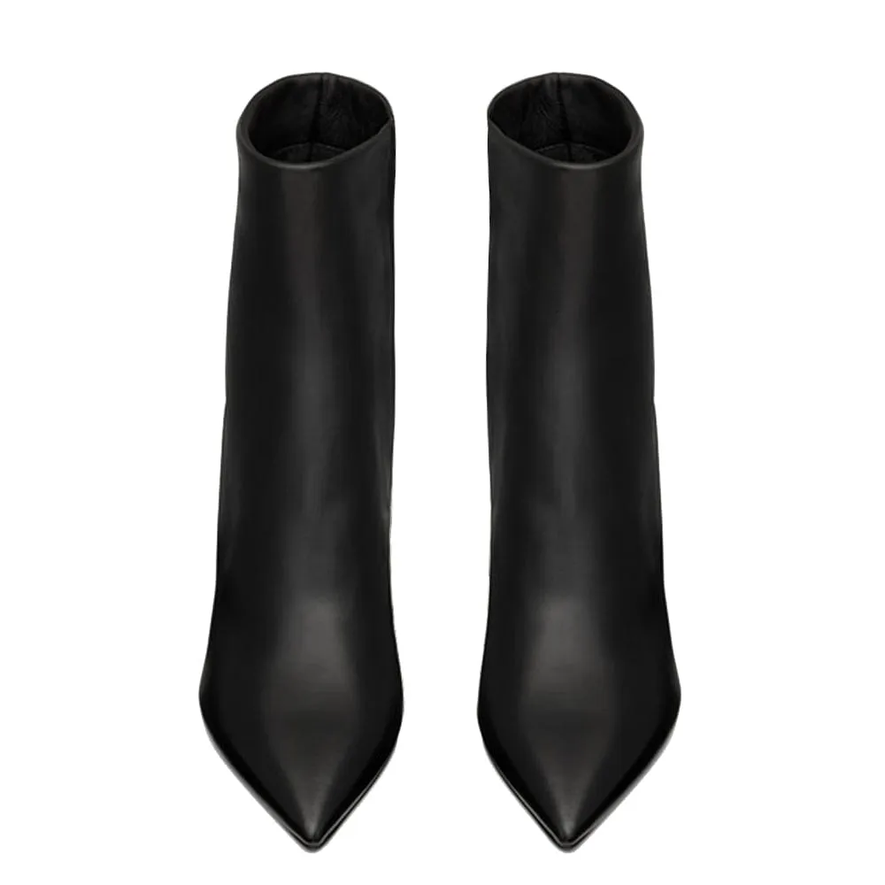 WENDY BLACK LEATHER