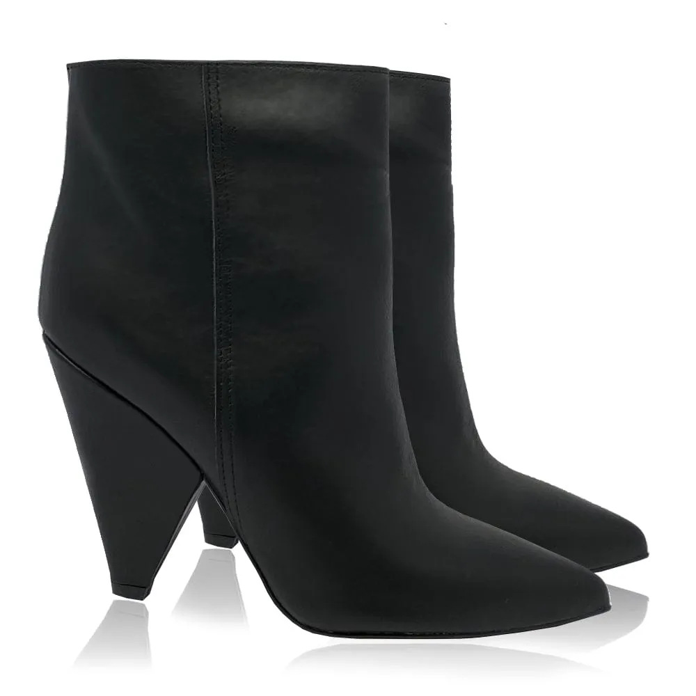 WENDY BLACK LEATHER
