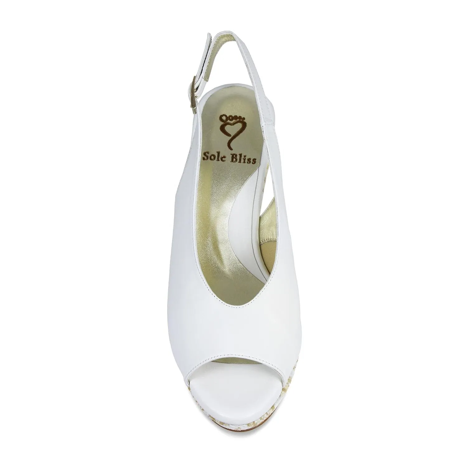 Winnie: White Leather & Raffia