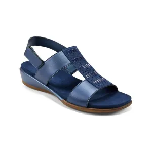Women's Hazel Flat Sandal In Dark Blue
